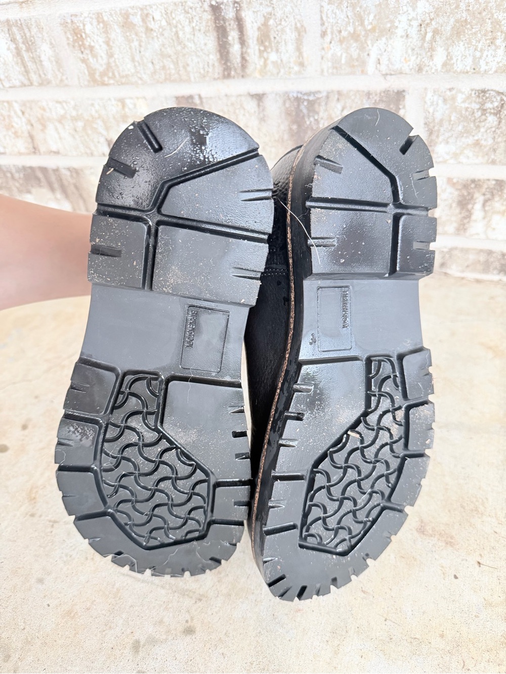 Birkenstock 39 100% Leather Black Boits - Picture 10 of 11